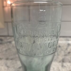 McDonald's Vintage Clear Large Glass Tumbler